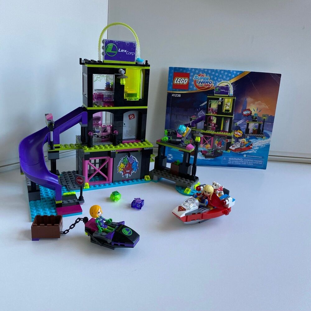 LEGO DC Super‎ Hero Girls Lena Luthor Kryptomite Factory 41238 Building Retired